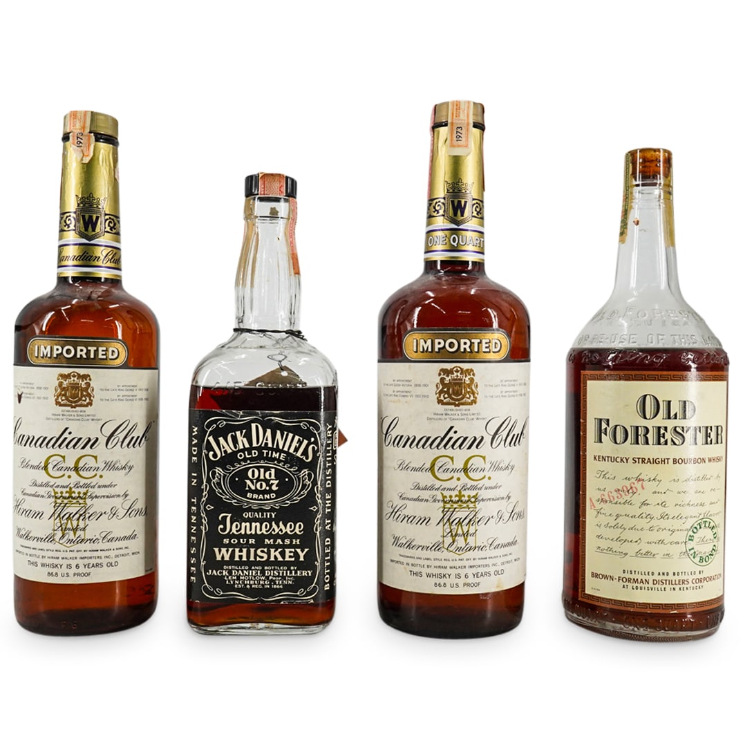 (4 Pc) Assorted Liquor Bottles Grouping Set (1 of 15)