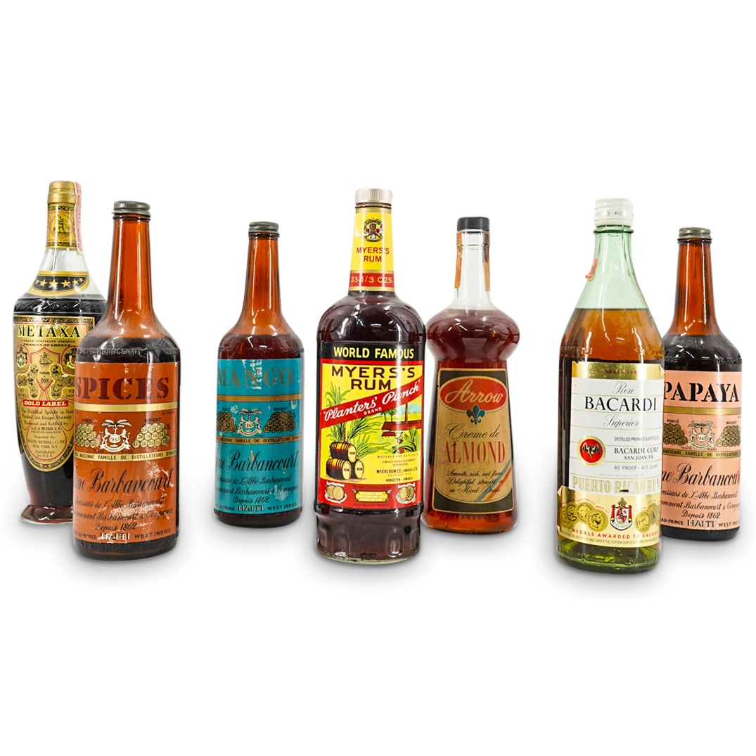 (7 Pc) Assorted Liquor Bottles Grouping Set (1 of 15)