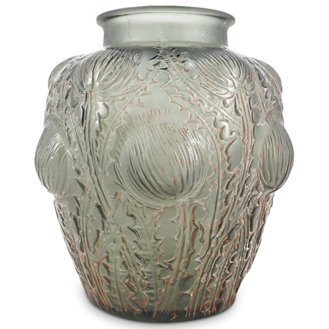 Rene Lalique (French, 1860-1954). "Domremy" Vase (1 of 4)