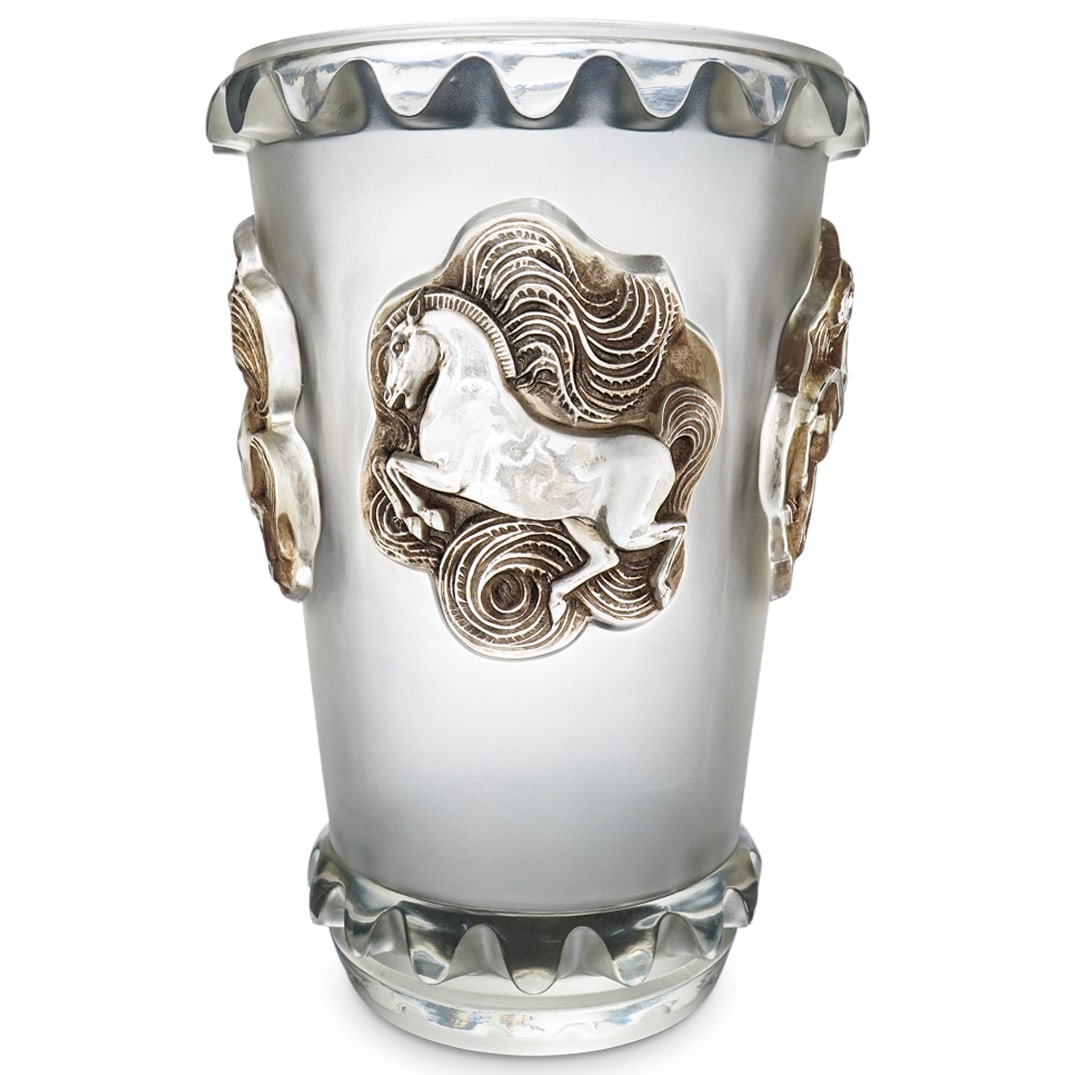 Rene Lalique "Camargue" Vase (1 of 5)