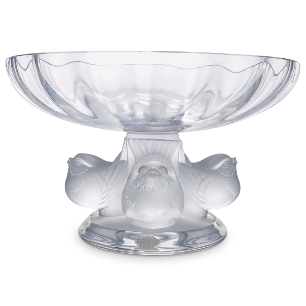 Lalique "Nogent" Crystal Compote (1 of 4)