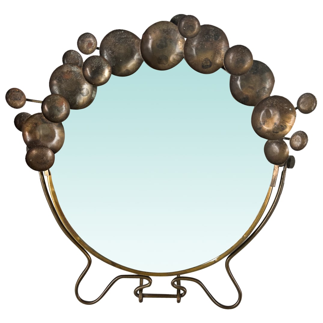 Curtis Jere 'Raindrop' Table Mirror (1 of 7)