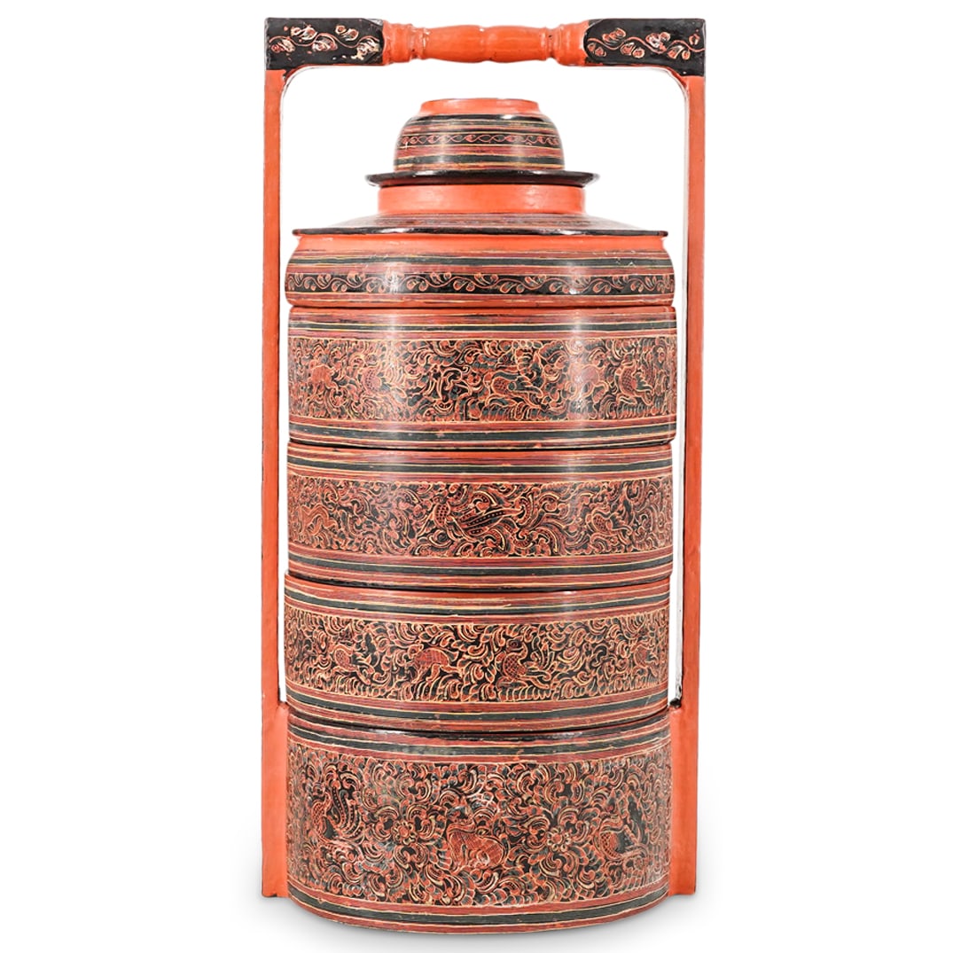 Antique Chinese Tiered Warming Box (1 of 15)