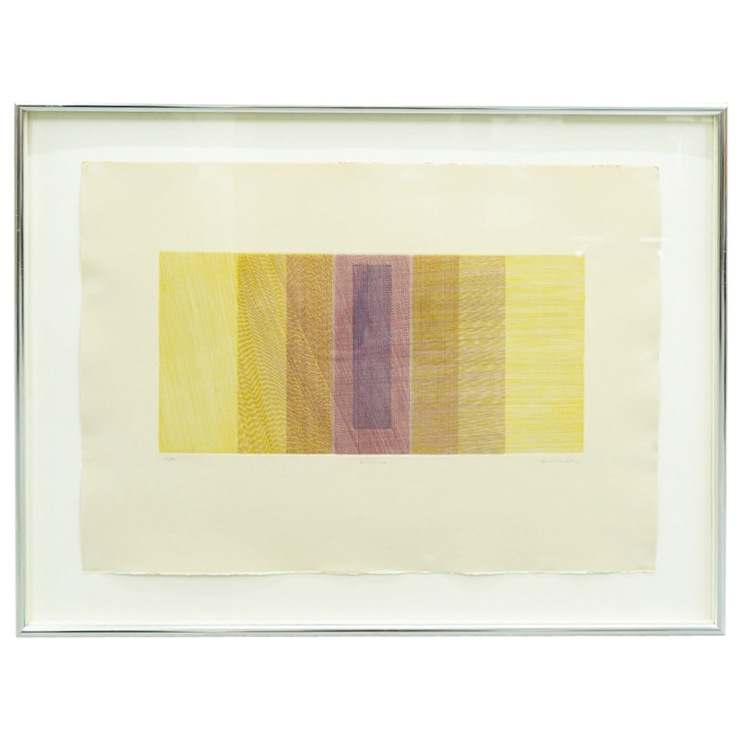 Caroline Stone (American, b. 1936) Abstract Etching in Color (1 of 8)