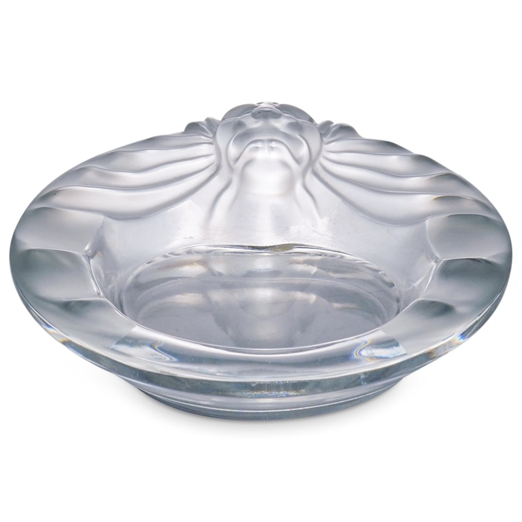 Lalique "Tete De Lion" Ashtray (1 of 4)