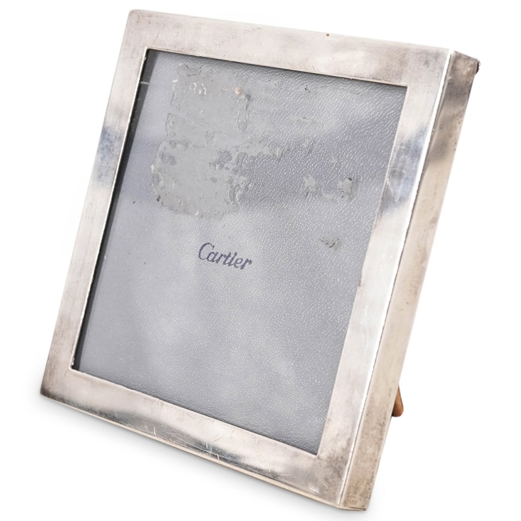 Cartier Sterling Silver Easel Photograph Frame (1 of 5)