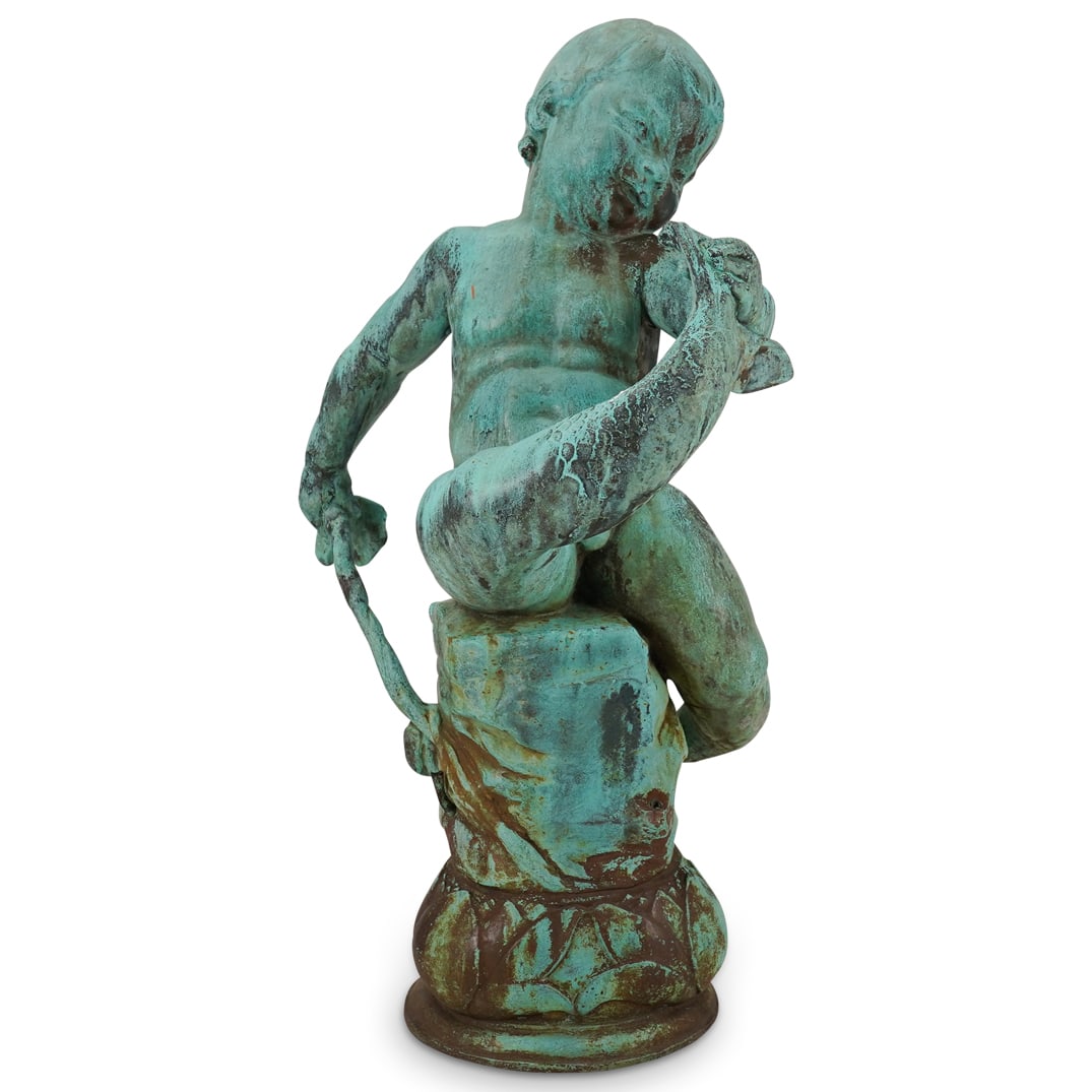 Helen Journeay (1893-1942) Bronze Figure of a Baby Triton (1 of 10)