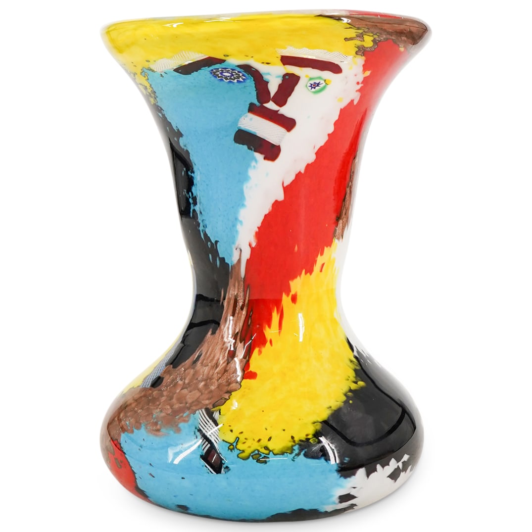 Dino Martens For Aureliano Toso "Geltrude" Murano Glass Oriente Vase (1 of 8)