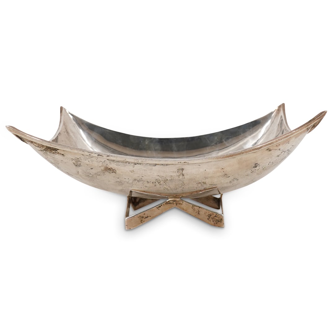 Juventino Lopez Reyes Modernist Sterling Silver Bowl (1 of 3)