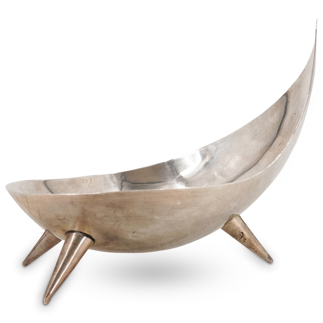 Juventino Lopez Reyes Modernist Sterling Silver Bowl (1 of 5)