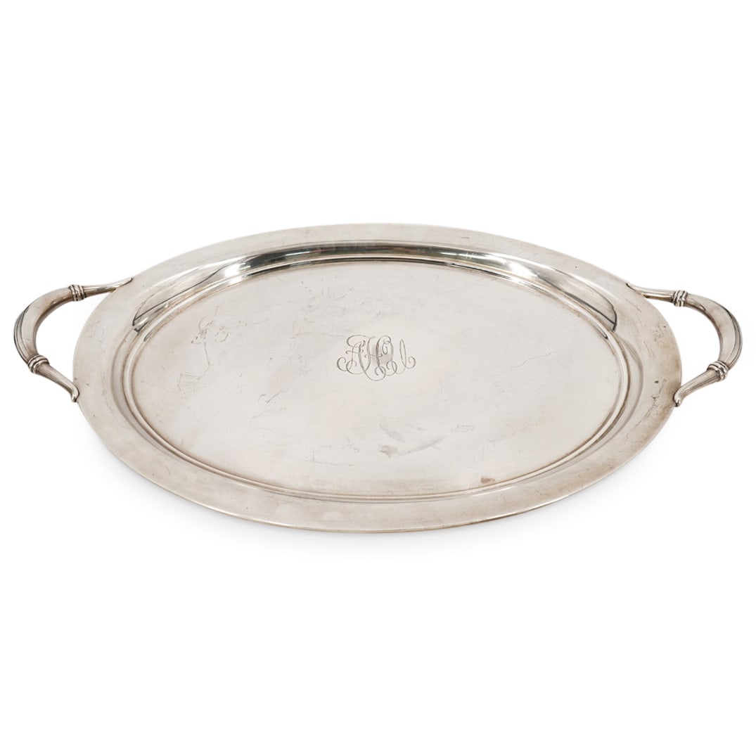 International Silver Co. "Royal Danish" Sterling Silver Tray (1 of 8)