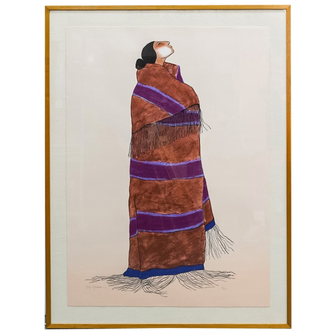 R.C. Gorman "Carol's Blanket St. 1" Serigraph (1 of 5)