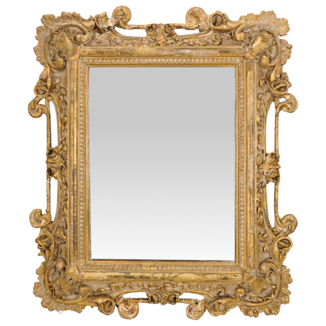 19th Century Rococo Style Giltwood Mirror (1 of 17)