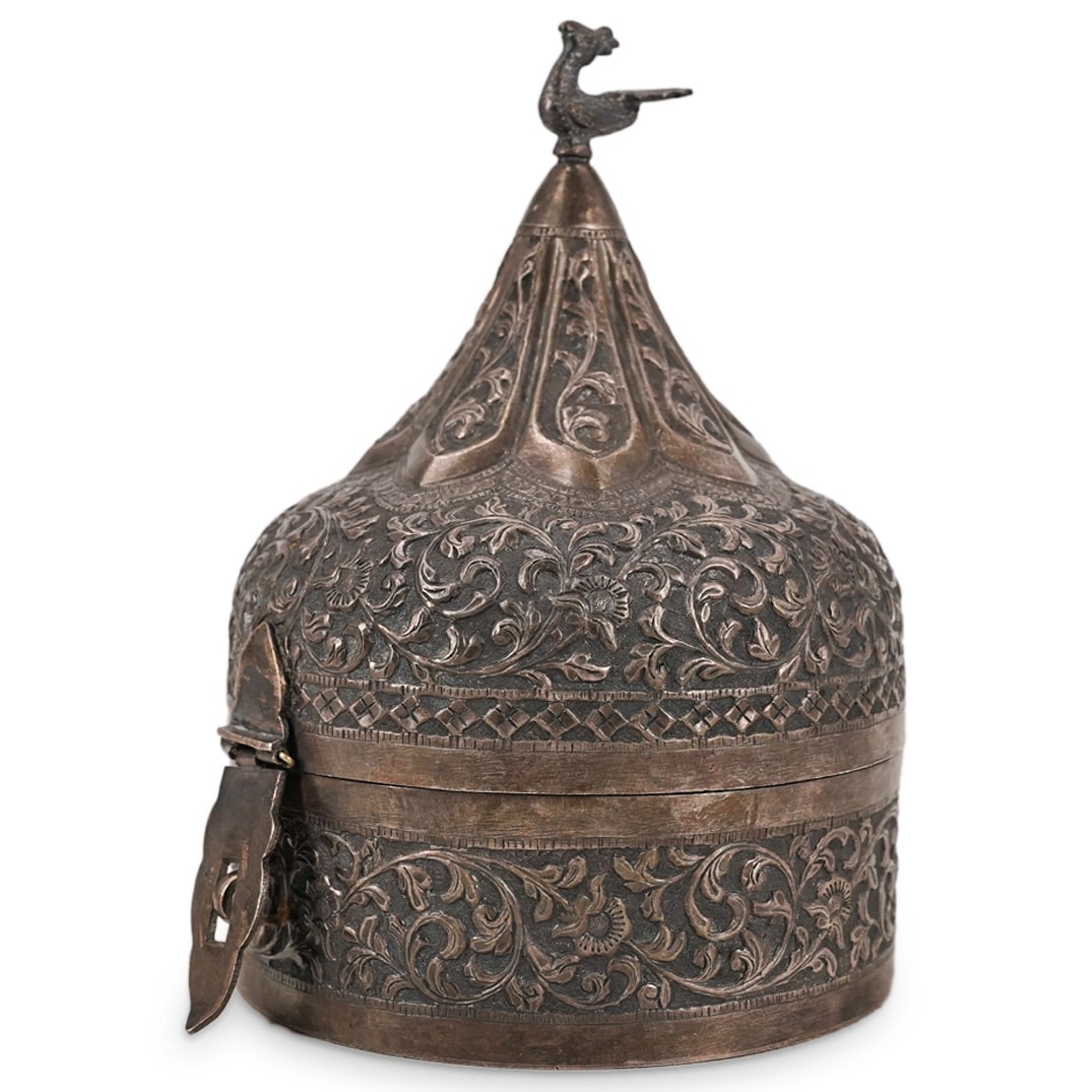 Indian Silver Hinged Box (1 of 10)