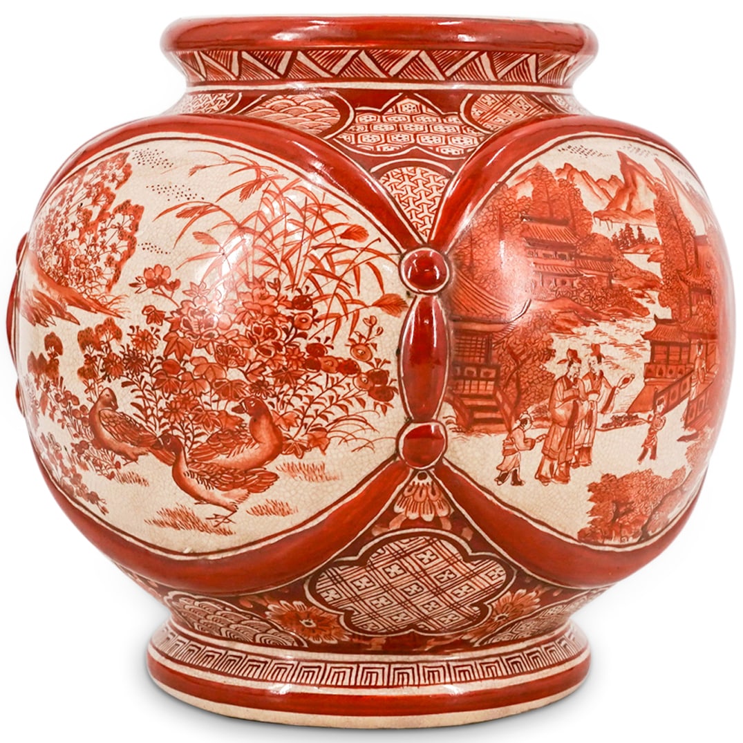 Japanese Kutani Porcelain Vase (1 of 10)