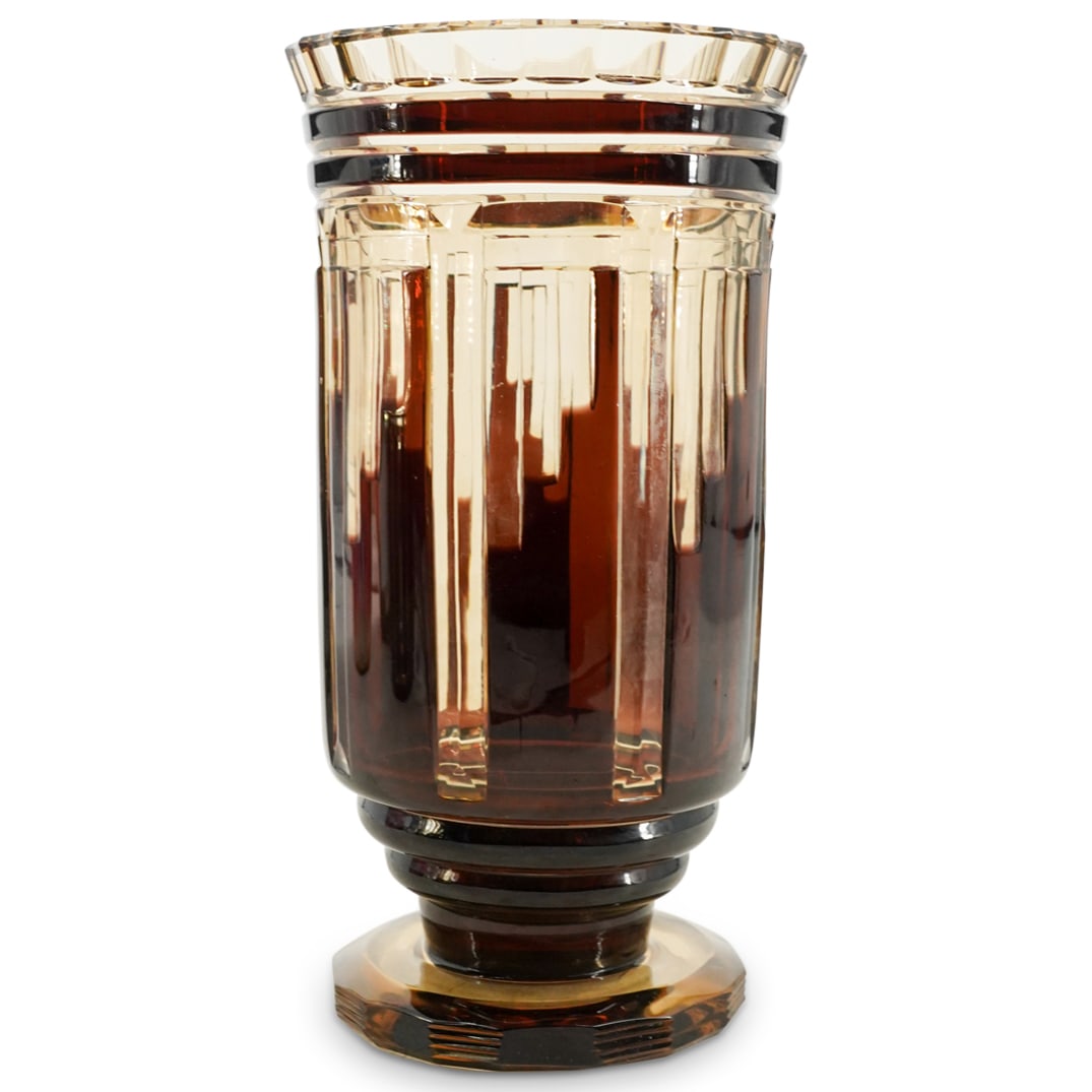 Art Deco Val St. Lambert Crystal Vase (1 of 5)