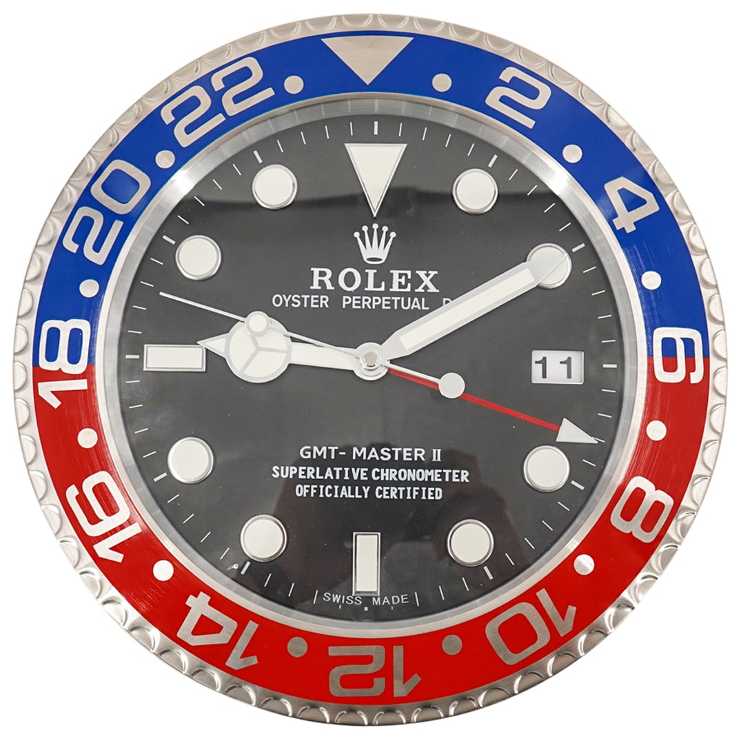 Rolex Dealer "Pepsi" Display Wall Clock (1 of 8)