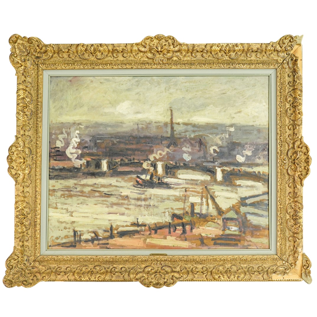 Maurice Louvrier (1878-1954) Oil On Canvas (1 of 9)