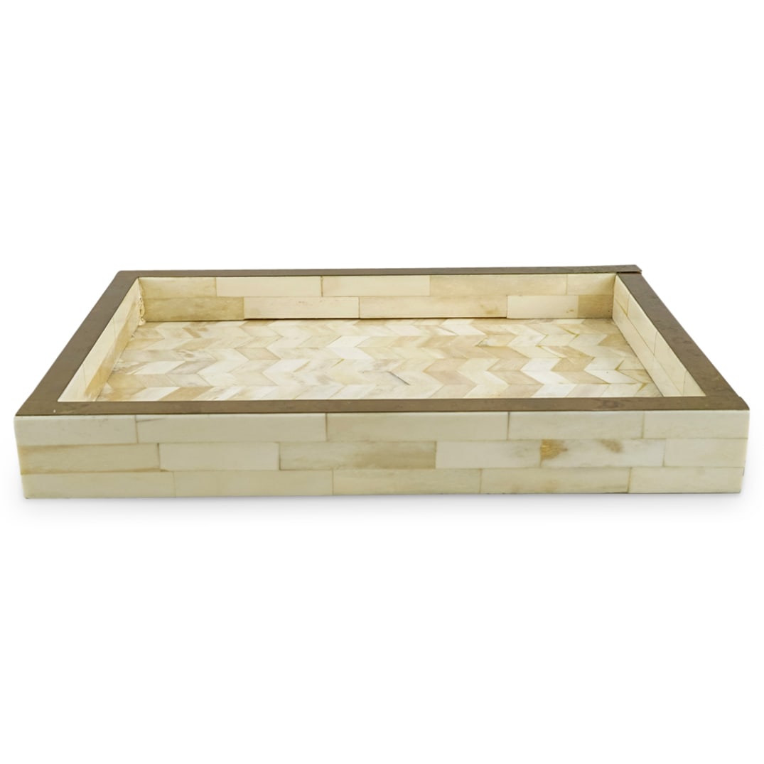 Mala Artisans Veneered Serving Tray (1 of 4)