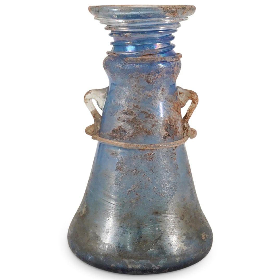 Ancient Roman Glass Jar with Applied Handles (1 of 6)