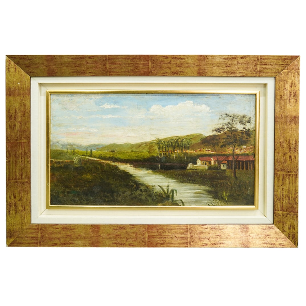 Edgar Mora Landscape Oil on Board Painting (1 of 8)