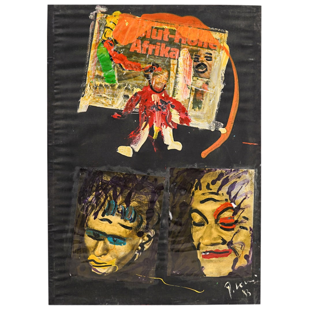 Peter Keil (German, 1942) Mixed Media On Fabric (1 of 6)