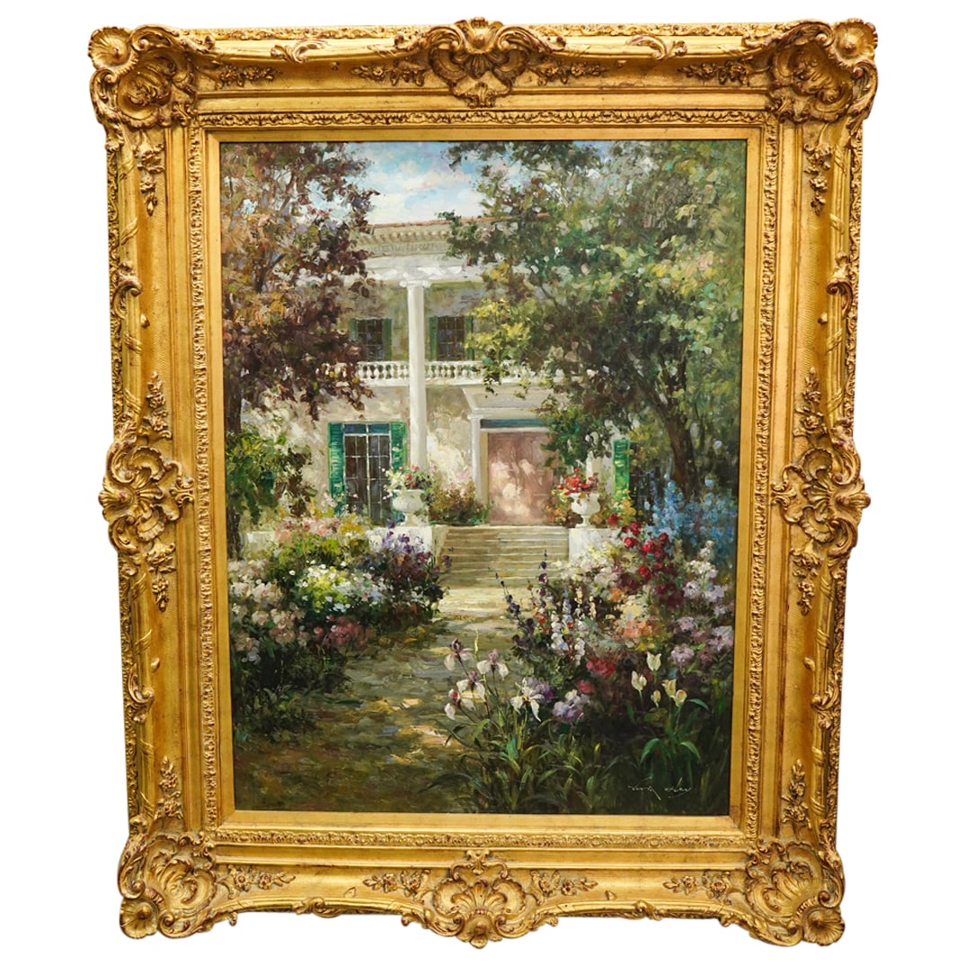 Floridan School Oil Painting On Canvas (1 of 11)