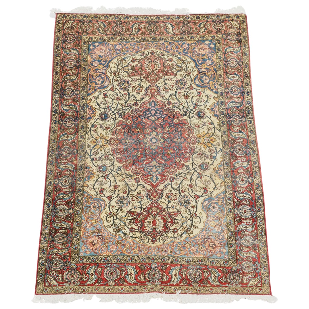 Persian Hand Knotted Wool Carpet (1 of 5)