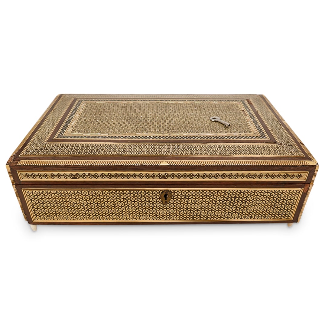 Antique Syrian Khatam Inlaid Document Box (1 of 20)