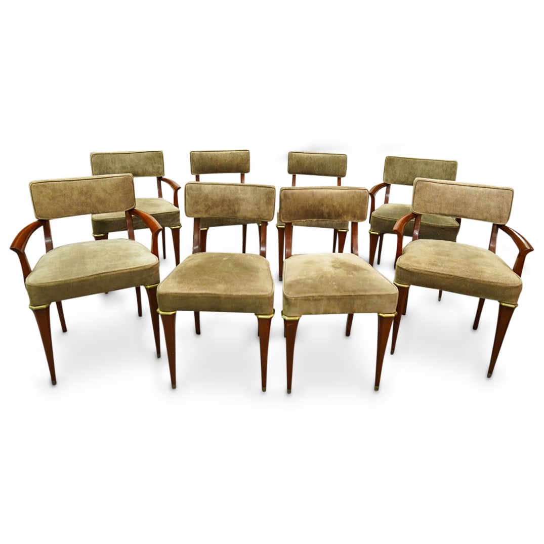 (8Pc) Designer French Art Deco Designer Dining Chairs (1 of 20)