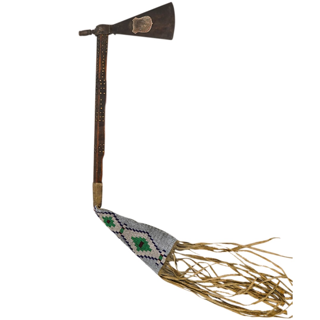 Rare 1880 Presentation Peace Pipe Given To Osage Chief White Rains (1 of 17)