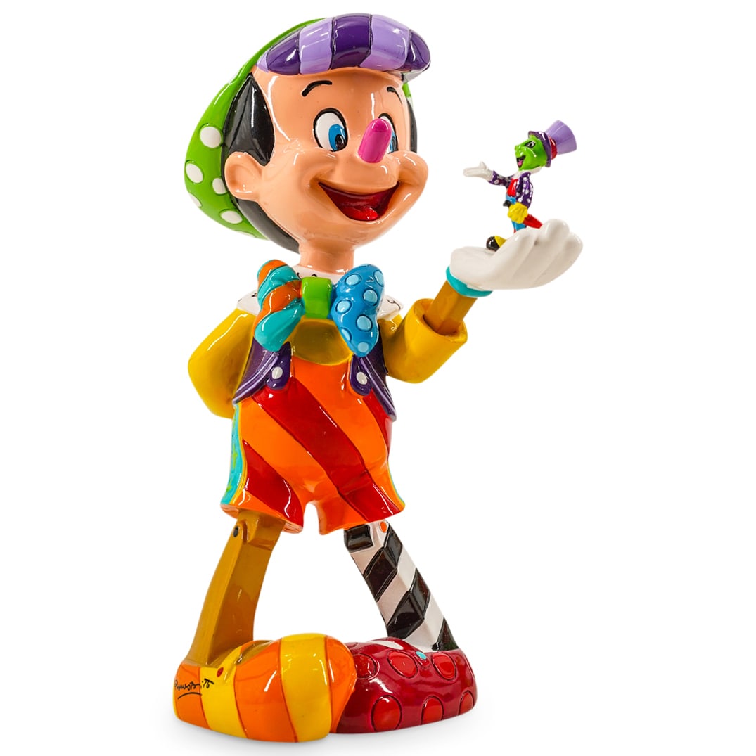 Disney By Britto Pinocchio "Jiminy Cricket" Resin Figurine Sculpture (1 of 5)
