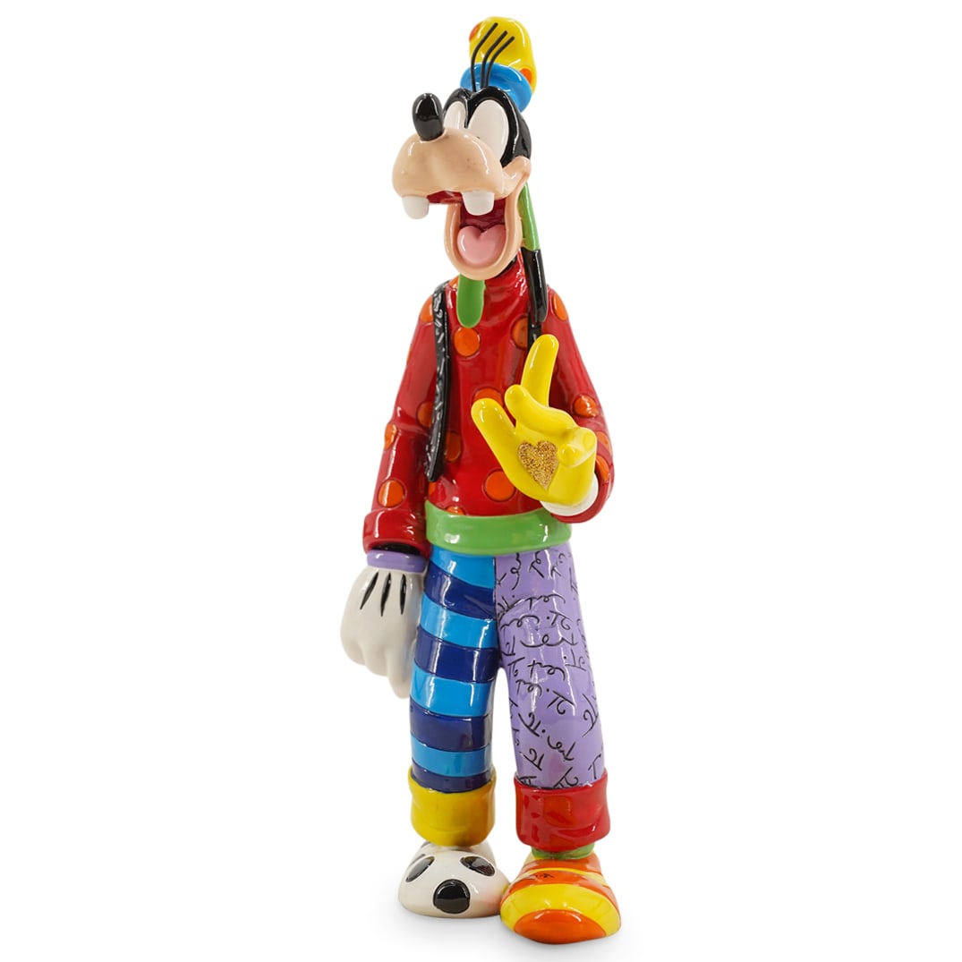 Disney by Britto "Goofy" Polyresin Sculpture (1 of 8)