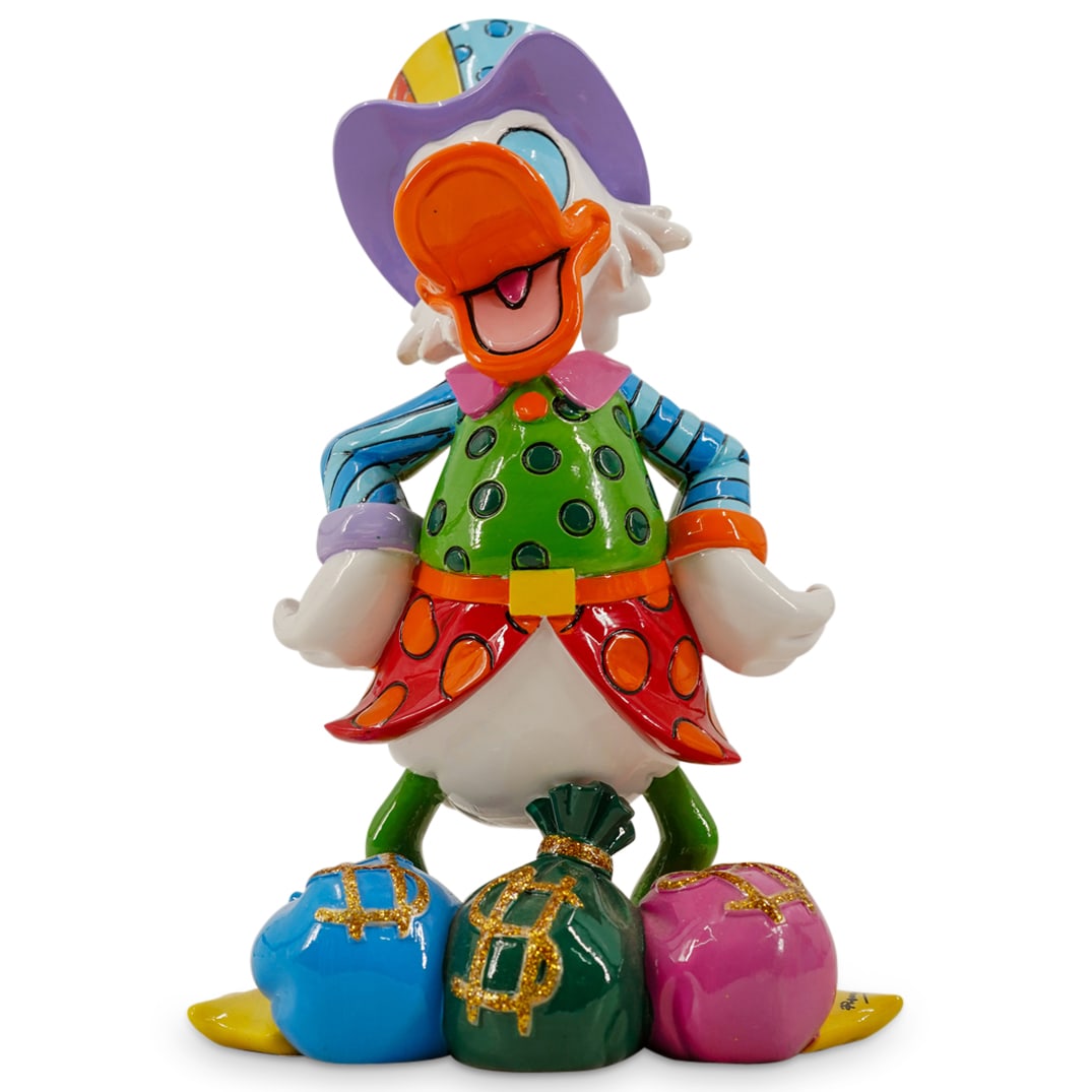 Disney by Britto "Uncle Scrooge" Polyresin Sculpture (1 of 8)