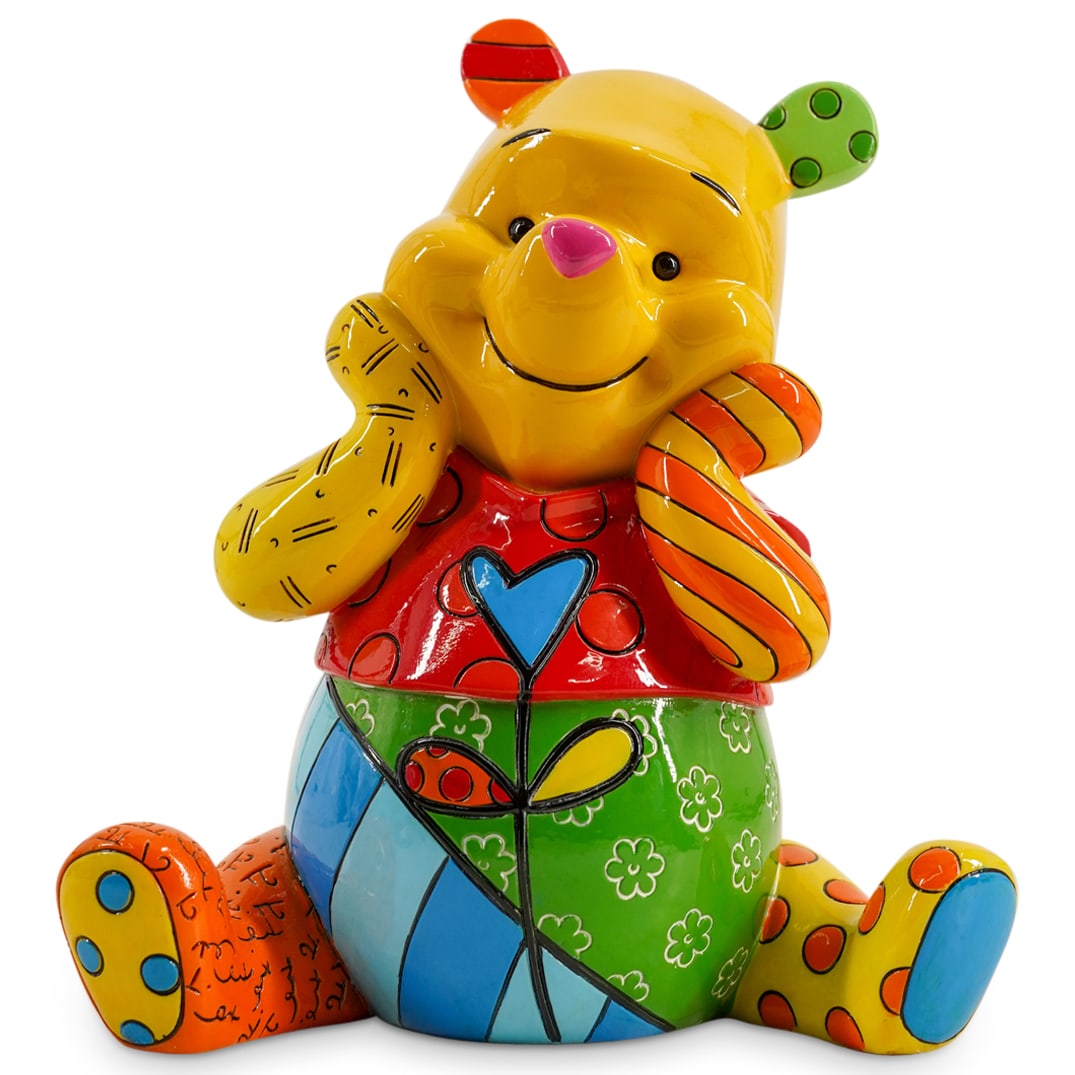 Disney By Britto "Winnie the Pooh" Polyresin Figurine Sculpture (1 of 7)