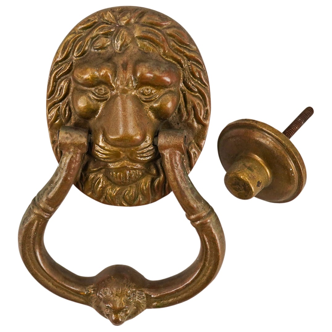 Antique Bronze Lion Door Knob (1 of 8)