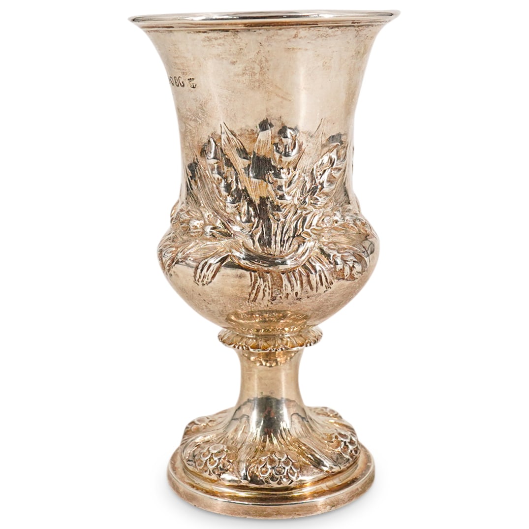 19th C. Charles Thomas Fox & George Fox Silver Goblet (1 of 11)