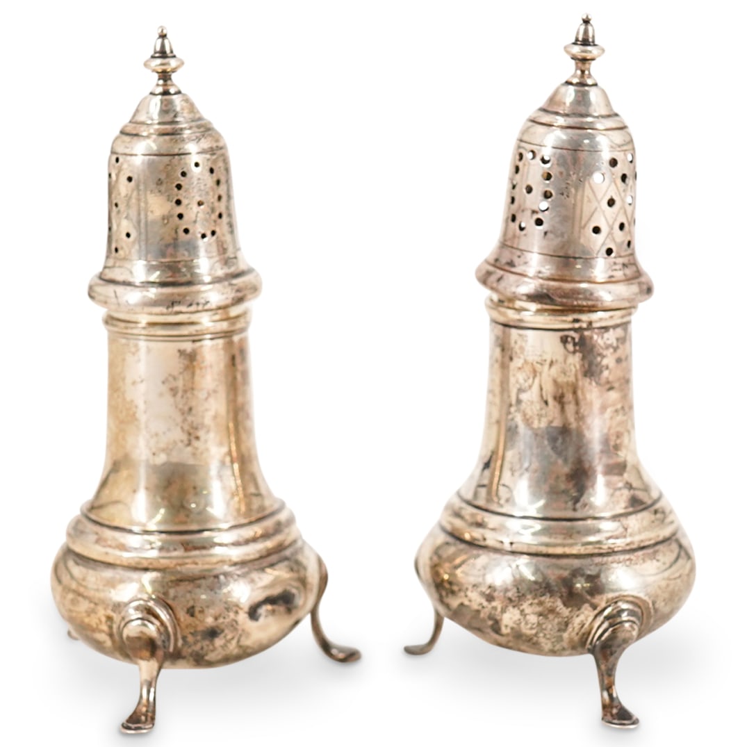 (2 Pc) Gorham Sterling Silver Salt & Pepper Shakers Set (1 of 11)