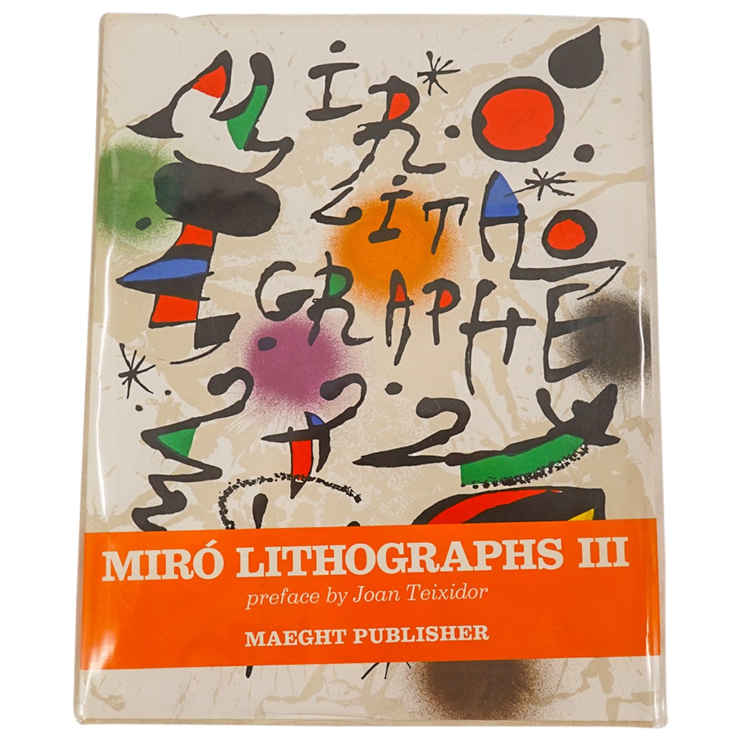 "Miro Lithographs III" Maeght Publisher Hardcover Art Book (1 of 11)