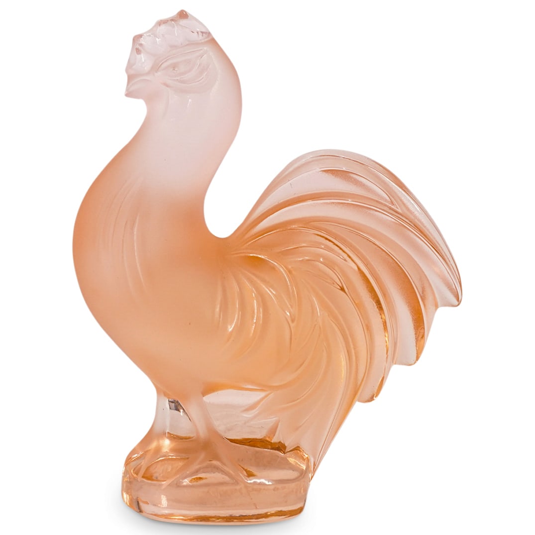 Lalique Crystal "Rooster" Figurine (1 of 4)
