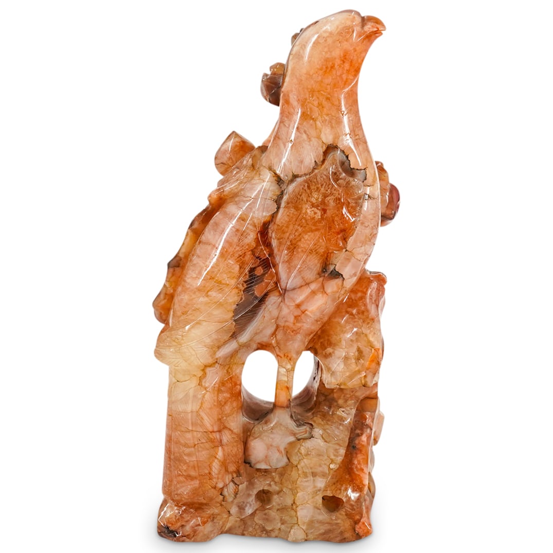 Early Antique Chinese Carved Agate Bird Figurine (1 of 14)
