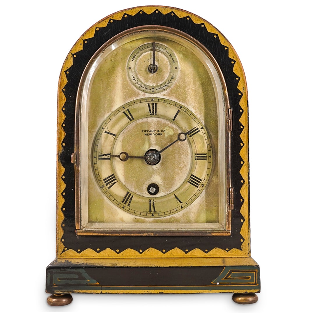 Tiffany and Company Wood Dome Shape Mantle Clock (1 of 9)
