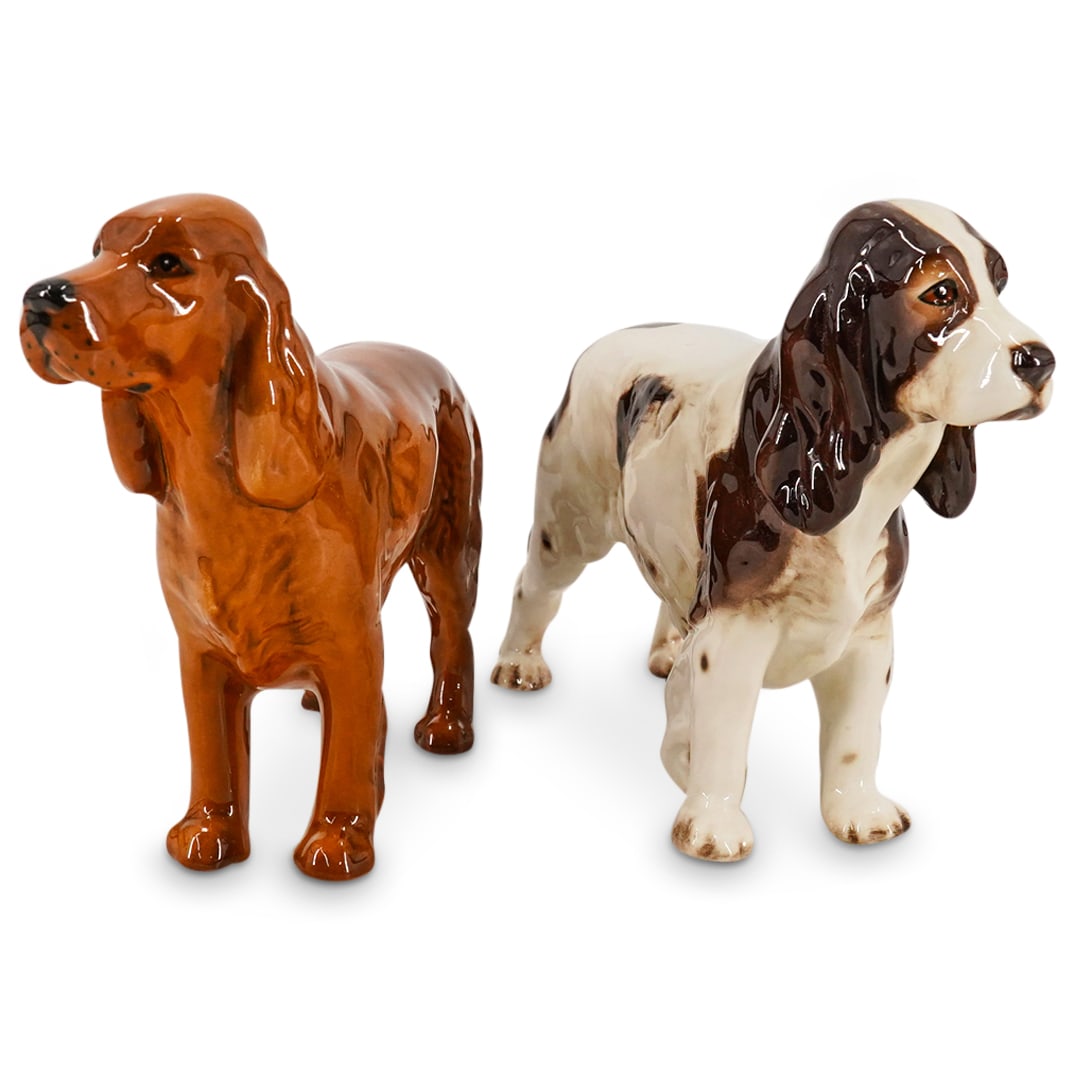 (2 Pc) Goebel & Beswick Porcelain Cocker Spaniel Dog Figurines (1 of 17)