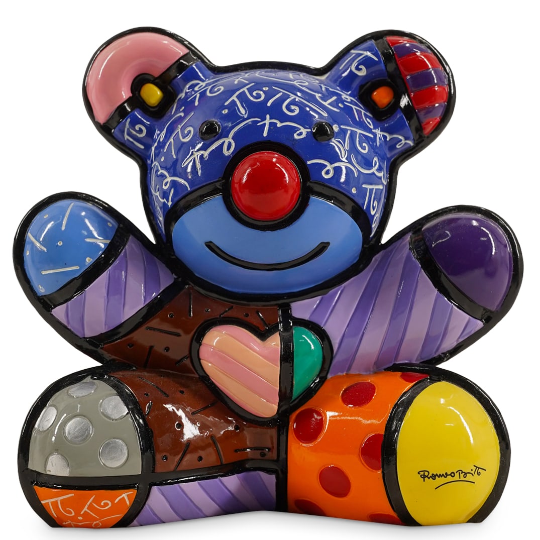 Romero Britto 2008 "Joybear" Polyresin Sculpture (1 of 7)