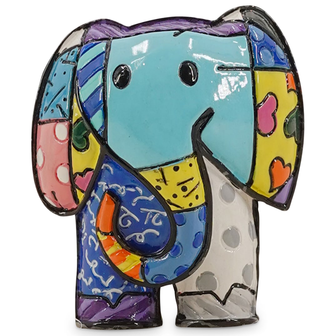 Romero Britto 2010 Miniature "Lucky" Polyresin Sculpture (1 of 5)