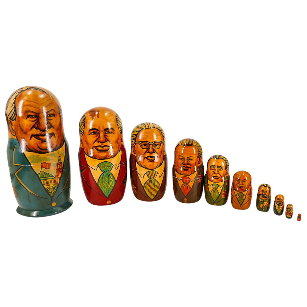 Russian "Chairman Of The Soviet Union" Large Matryoshka Doll (1 of 20)