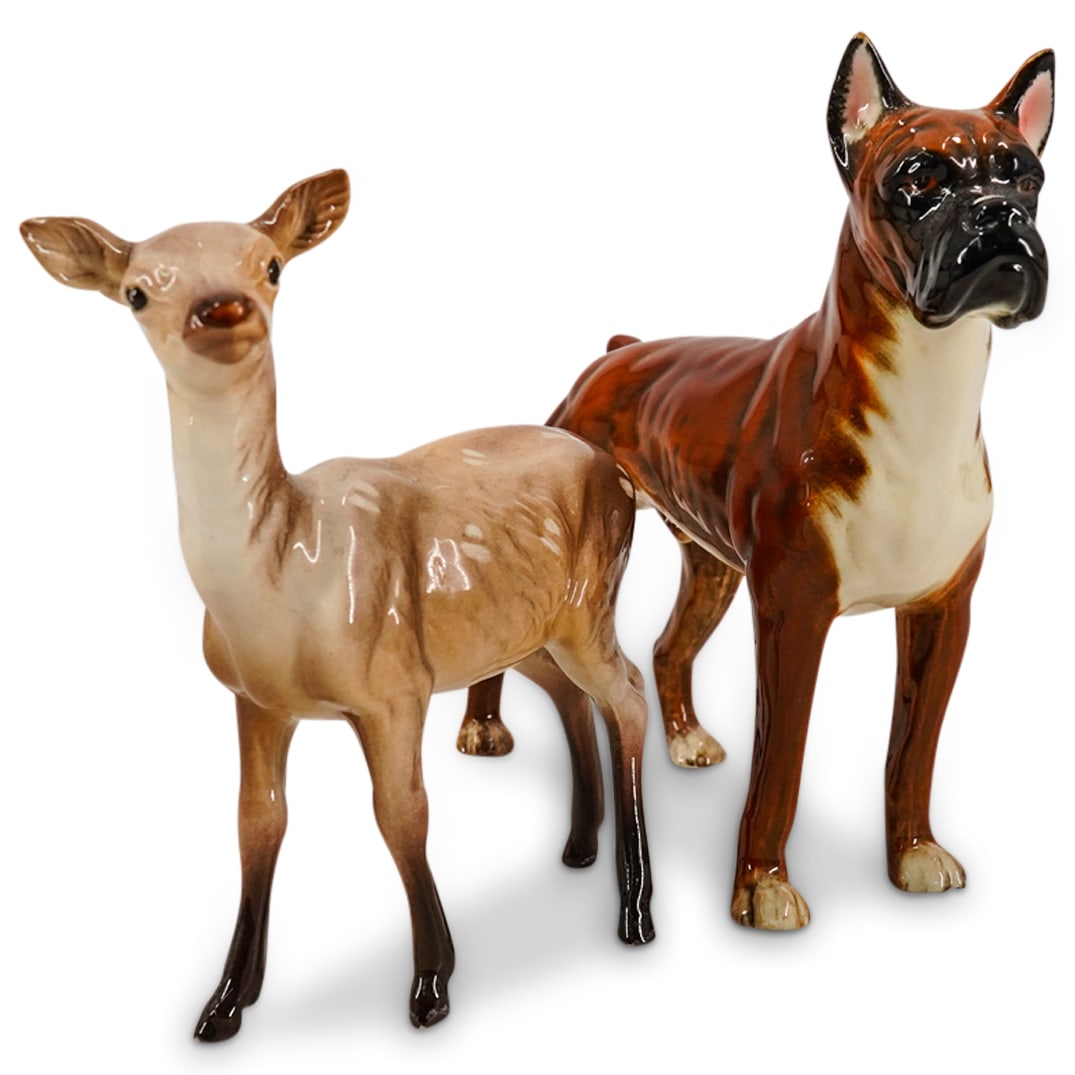 (2 Pc) Beswick & Goebel Animal Porcelain Figurines (1 of 16)