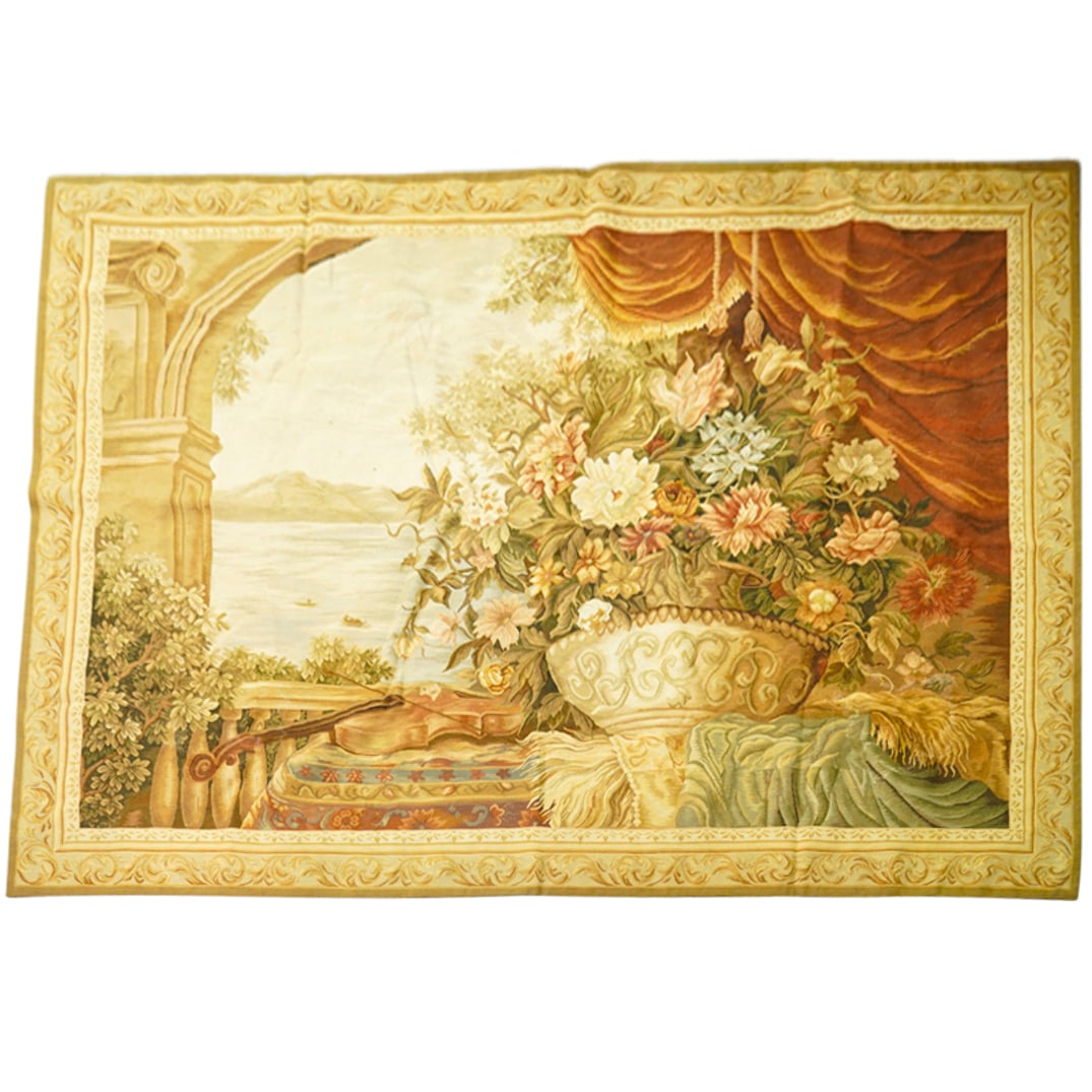 French Aubusson Style Wall Hanging Tapestry (1 of 6)