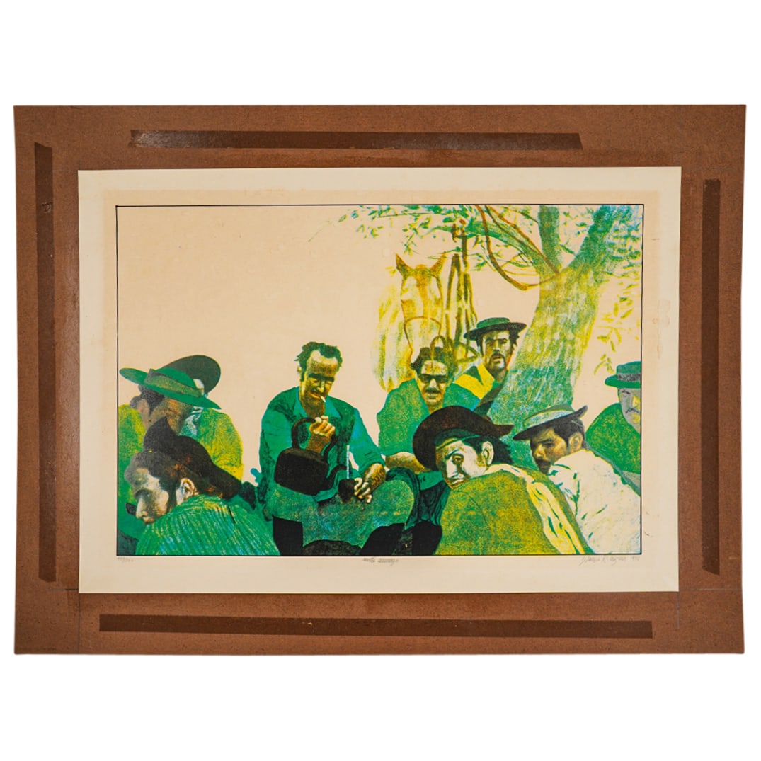 Glauco Rodrigues (Brazilian, 1920–2004) Mate Amargo Lithograph (1 of 10)