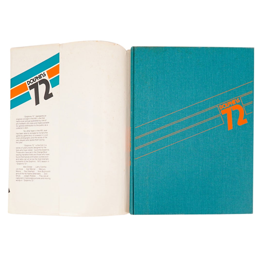 1972 Miami Dolphins Football Hardcover Book (1 of 8)